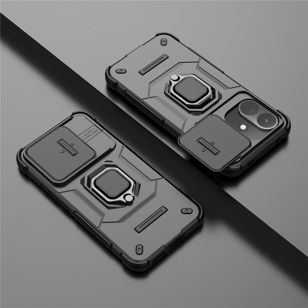 Lens strapabíró tok a Xiaomi Redmi Note 17 Pro 5G-hez – fekete