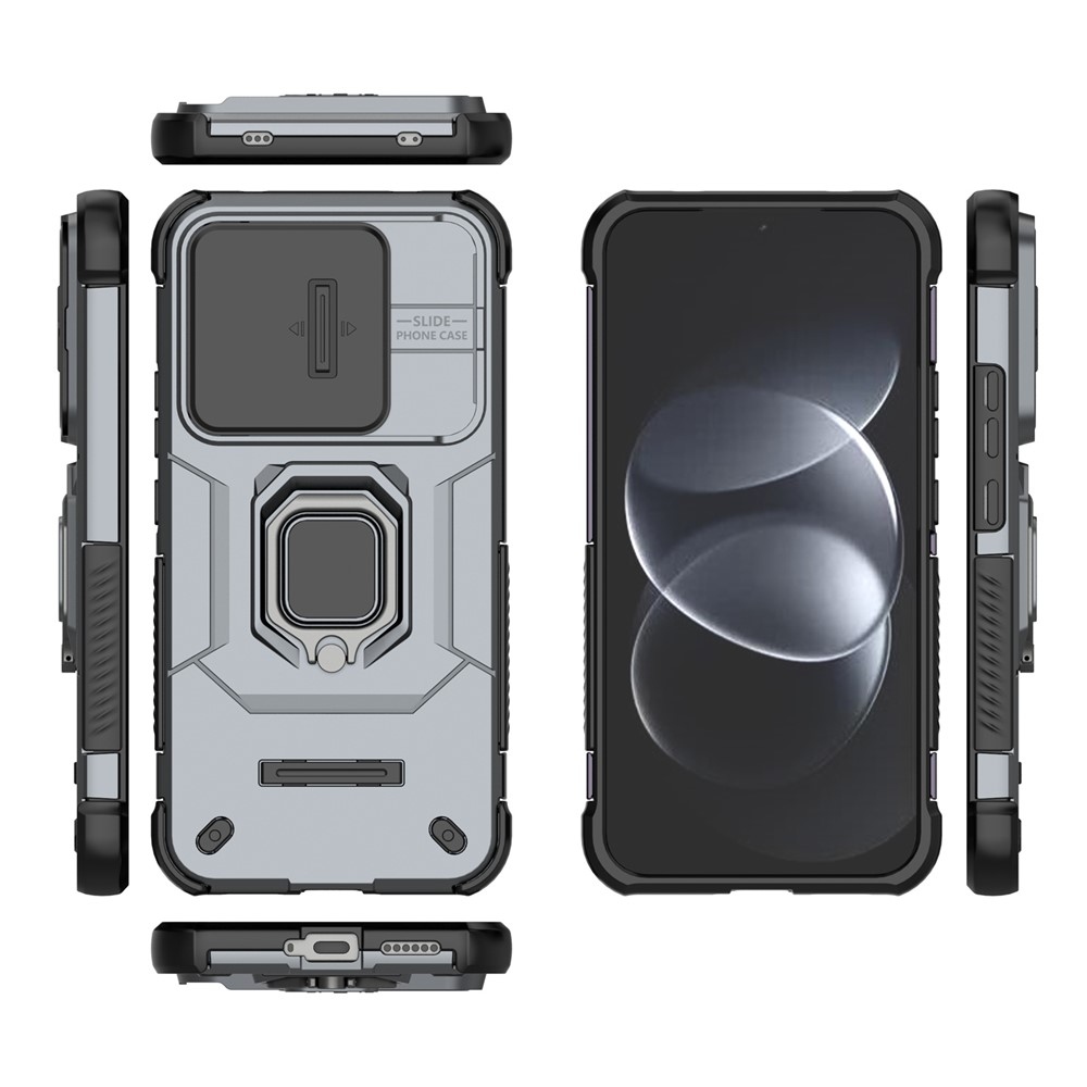 Lens strapabíró tok a Xiaomi Redmi Note 17 Pro 5G-hez – szürke