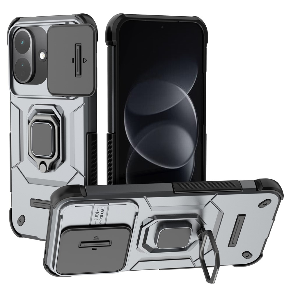 Lens strapabíró tok a Xiaomi Redmi Note 17 Pro 5G-hez – szürke