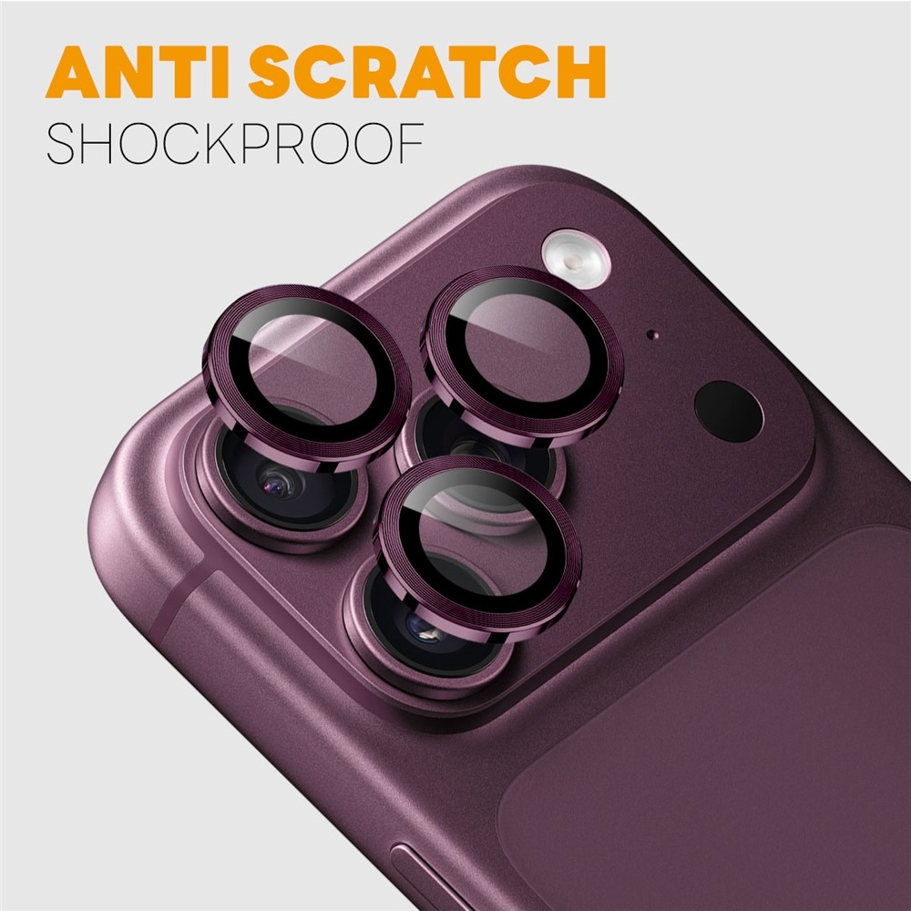 Fényképezőgép-objektív (különálló lencsék) az iPhone 18 Pro Max/18 Pro okostelefonhoz – lila