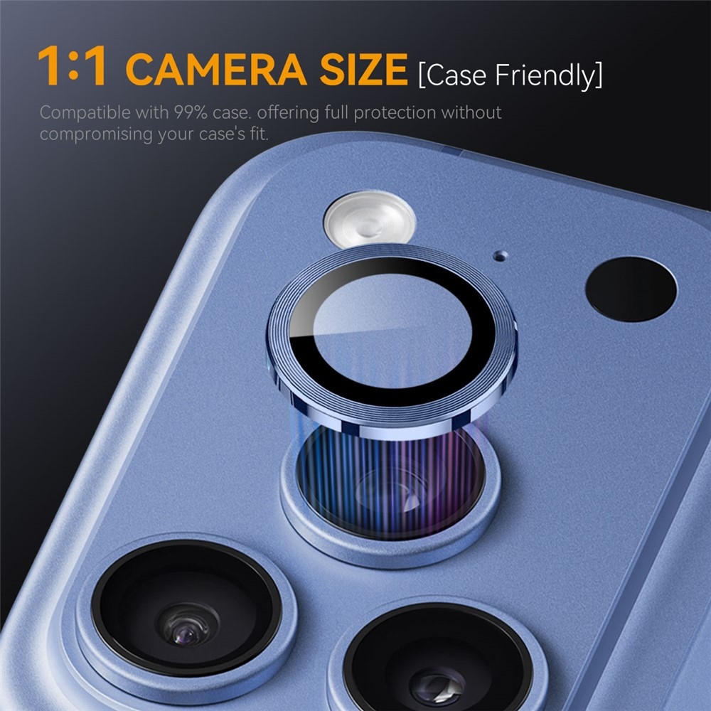 Fényképezőgép-objektív (különálló lencsék) az iPhone 18 Pro Max/18 Pro okostelefonhoz – kék