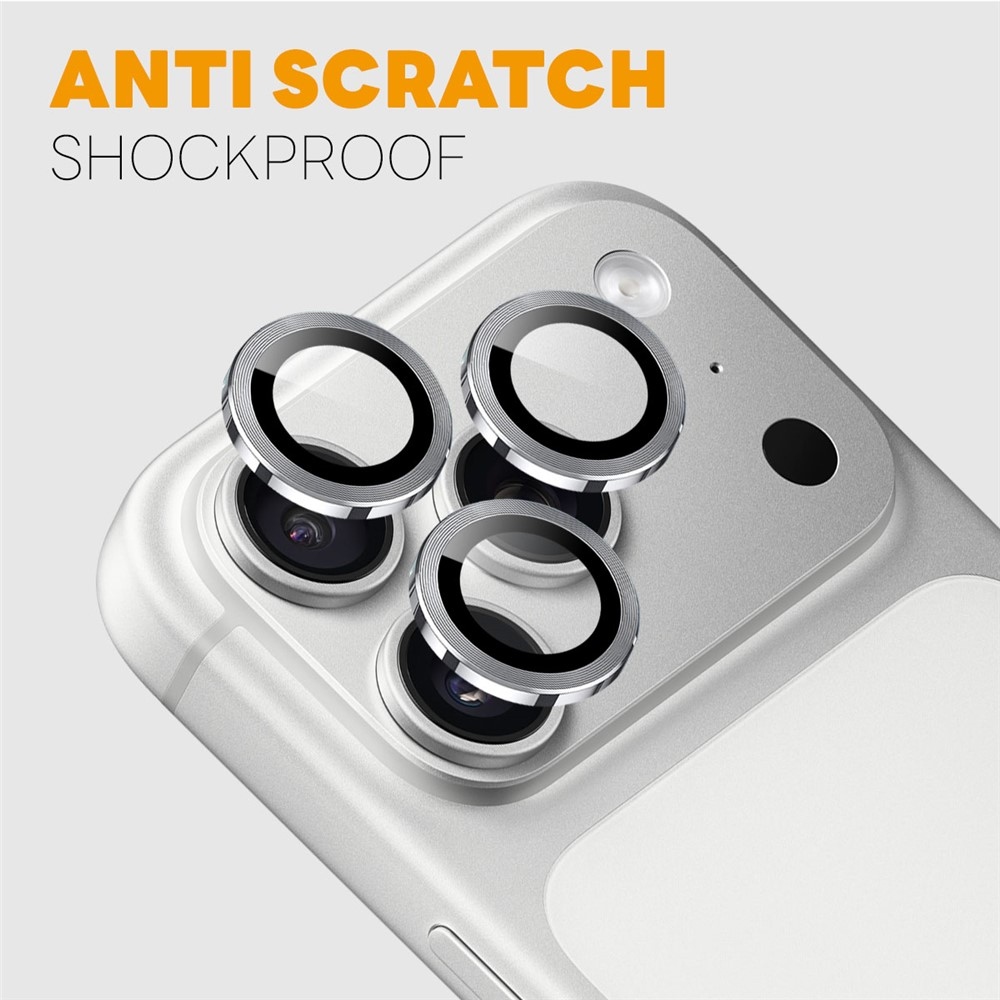 Fényképezőgép-objektív (különálló lencsék) az iPhone 18 Pro Max/18 Pro okostelefonhoz – ezüst színű
