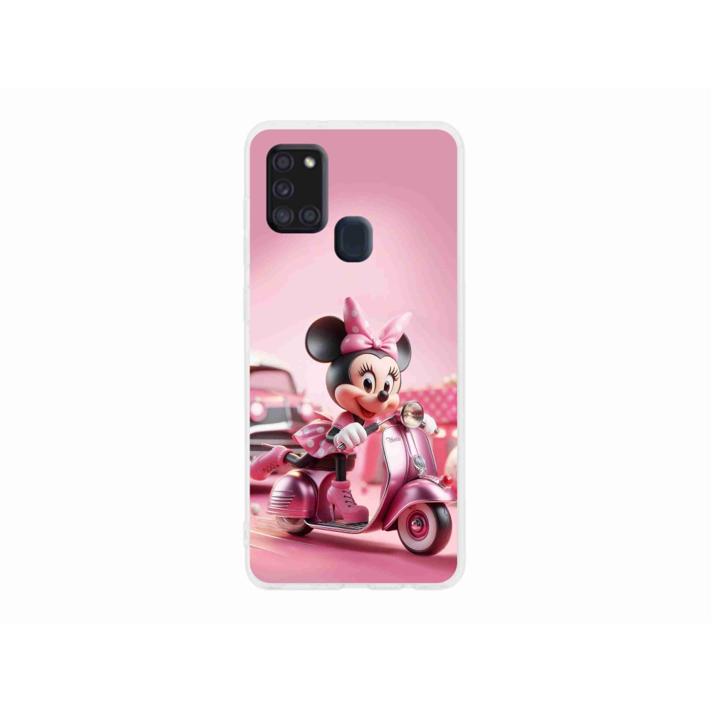 Zselés borítás mmCase Samsung Galaxy A21s készülékhez - minnie 1