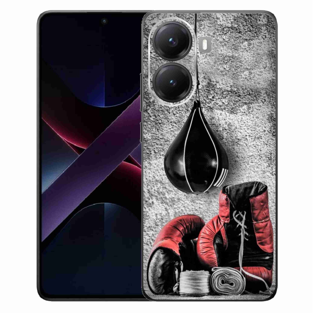 Gélburkolat mmCase a Xiaomi Poco X7 Pro 5G számára - bokszzsák és kesztyűk