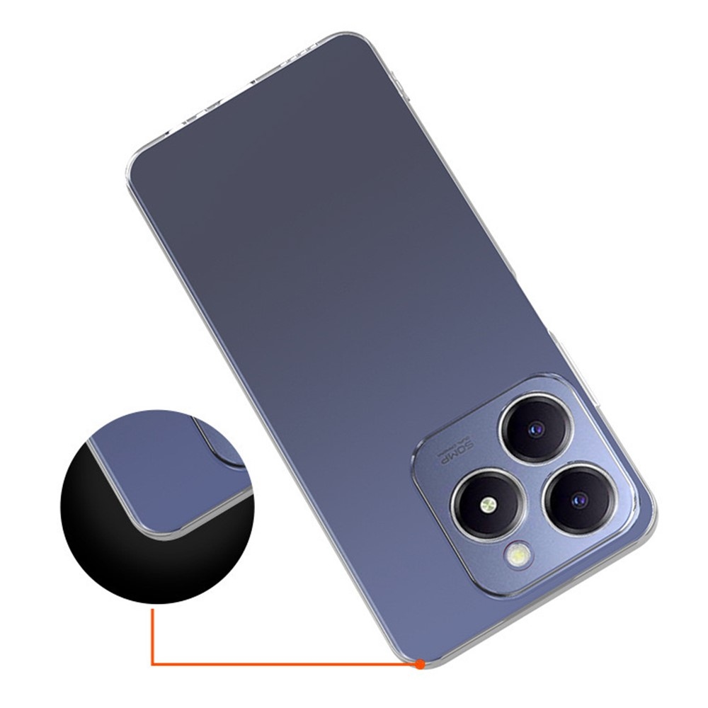 Átlátszó gél tok a Realme C61 készülékhez - átlátszó