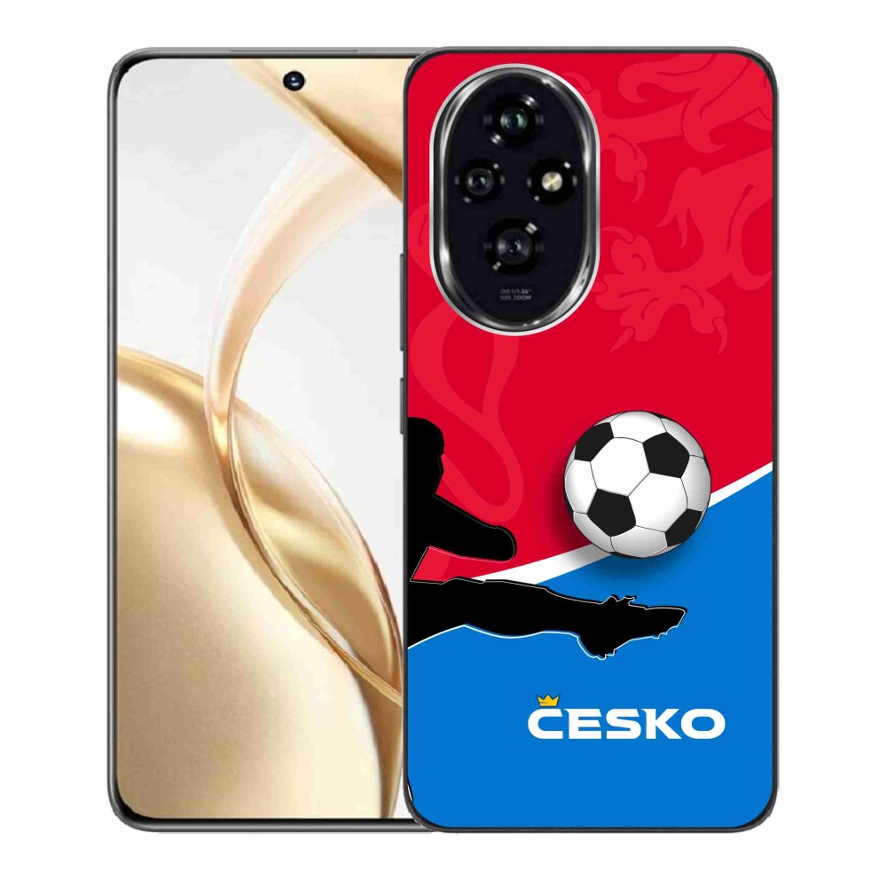 Zselés borítás mmCase a Honor 200 5G készülékhez - futball Csehország 2