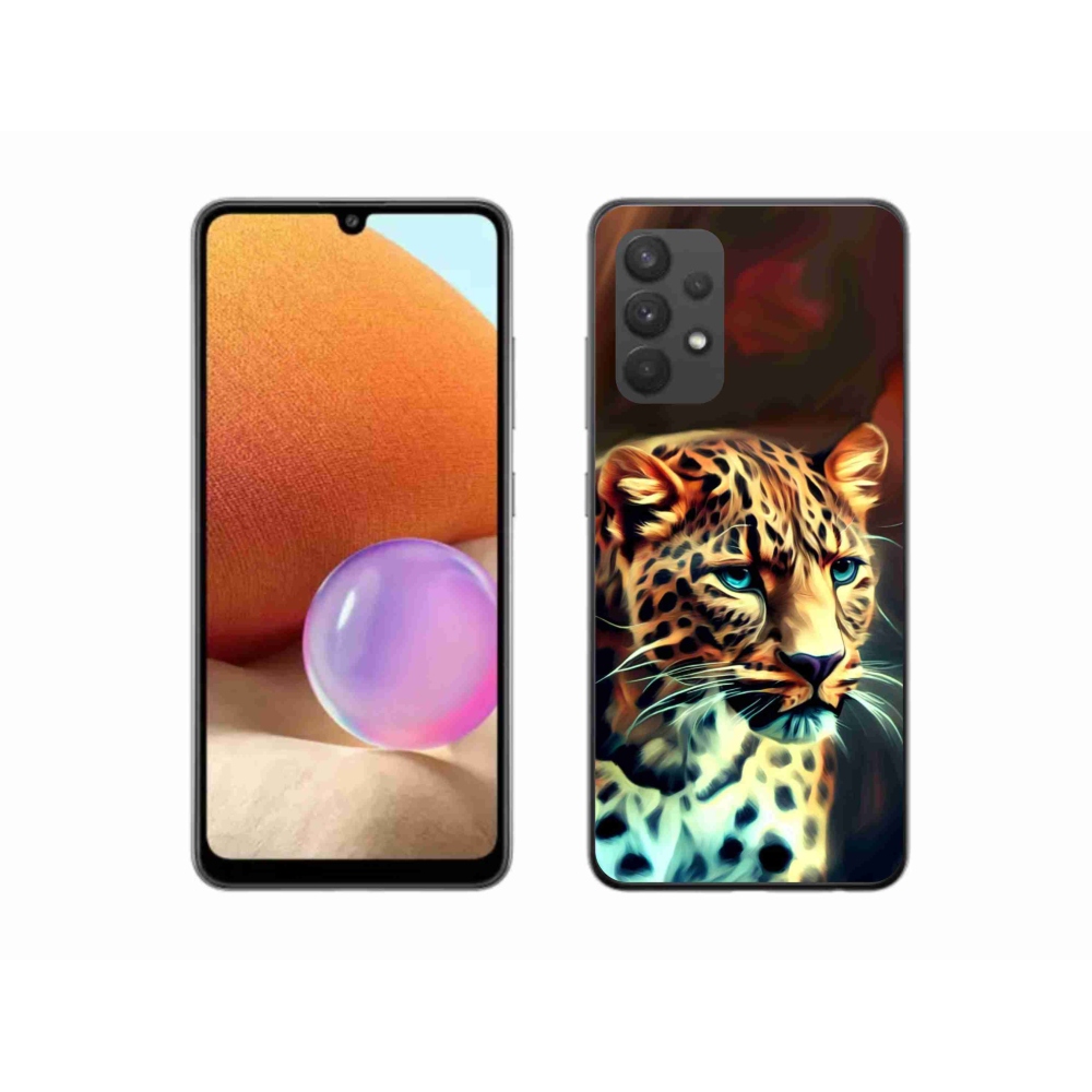 Zselés borítás mmCase Samsung Galaxy A32 4G - leopárd