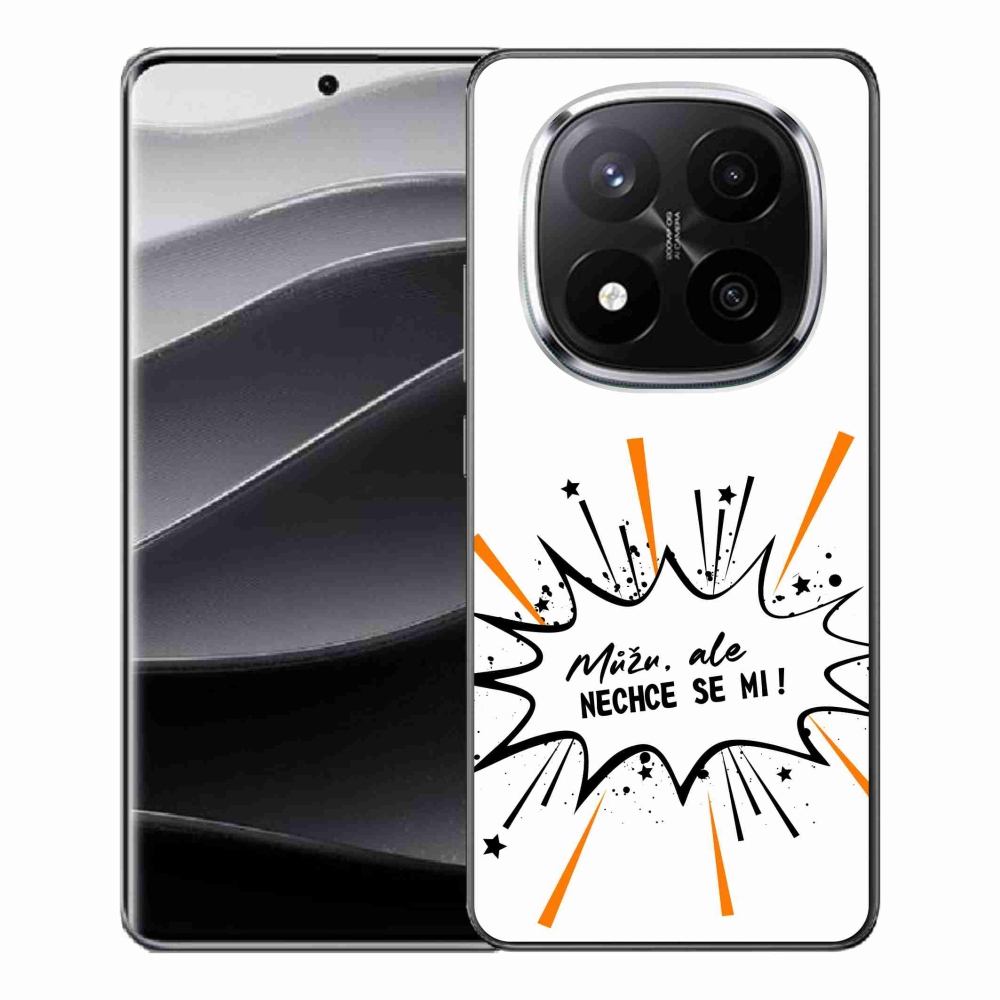 Gél borító mmCase a Xiaomi Redmi Note 14 Pro+ 5G számára - vicces szöveg 11 fehér háttérrel