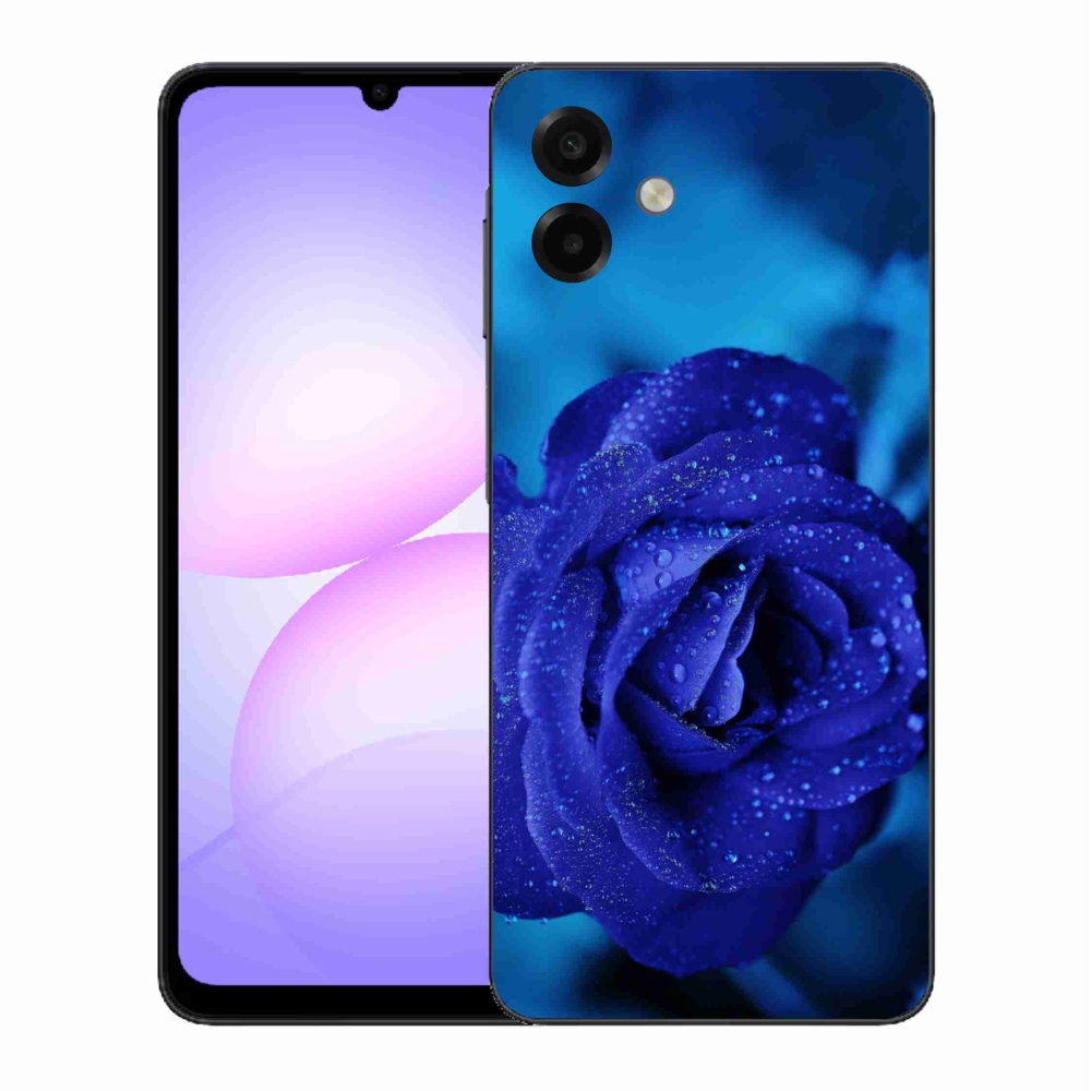 Gél védőhuzat mmCase Samsung Galaxy A07 4G - kék rózsa