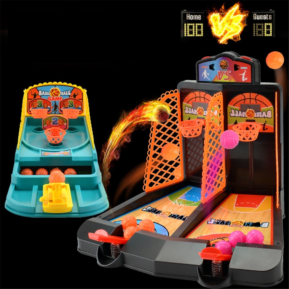 Asztali kosárlabda mini árkád 1-2 játékosnak - narancssárga