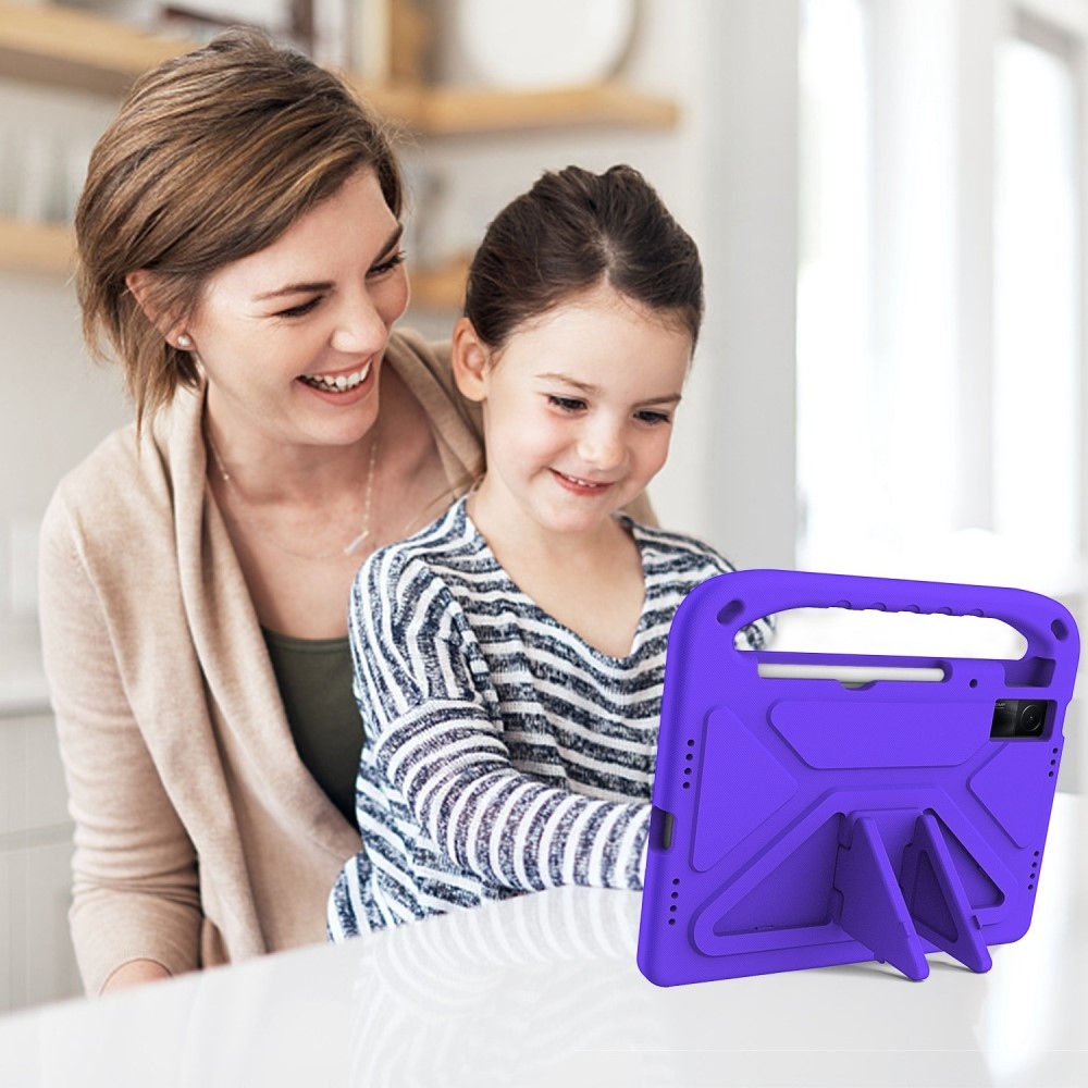 Tartós borító fogantyúval Xiaomi Redmi Pad 10.6 tablethez - lila