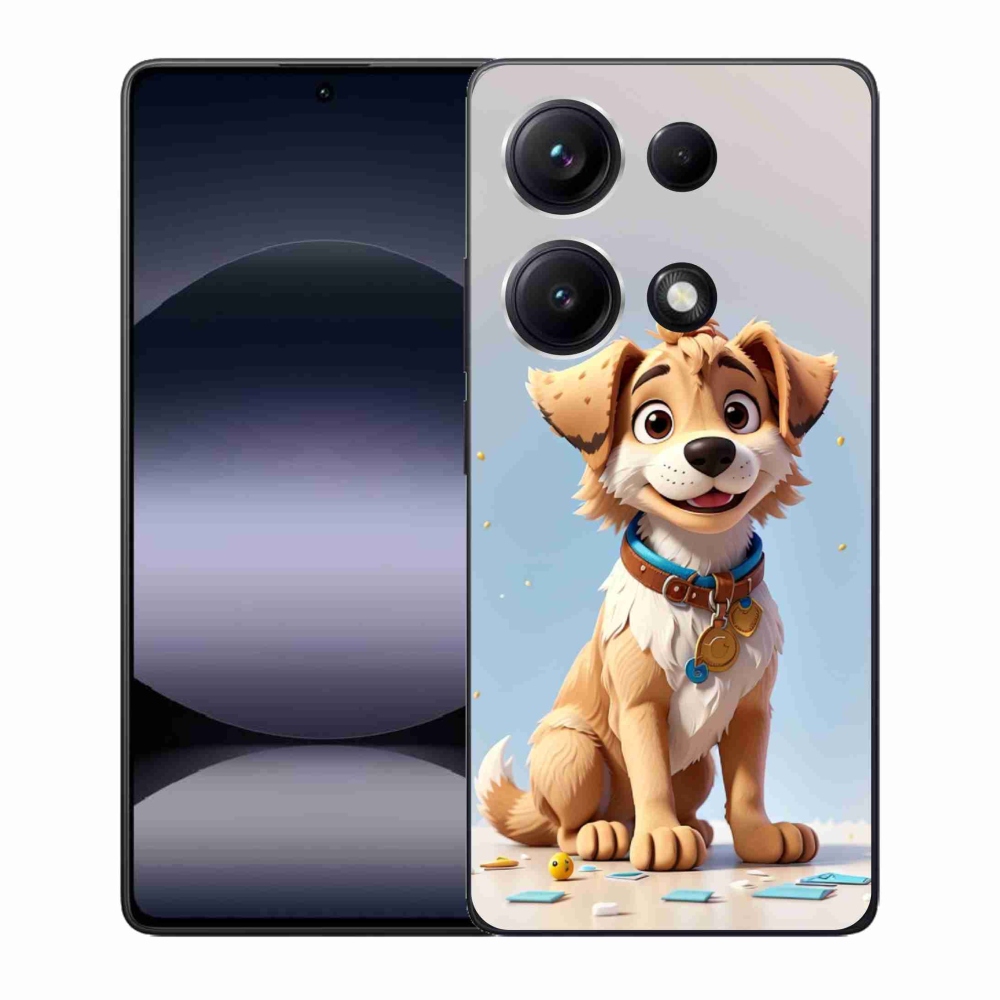 Gél borítás mmCase a Xiaomi Redmi Note 14S-hez - rajzfilm kiskutya