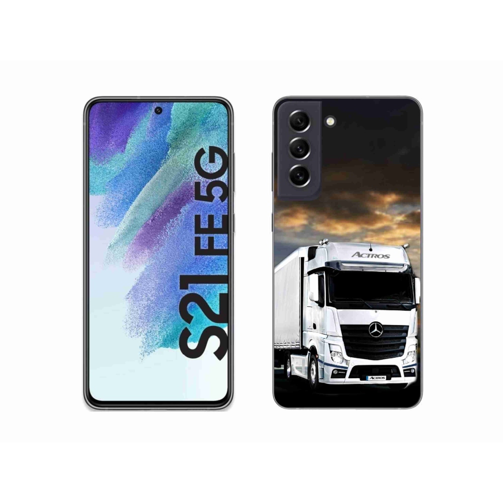 Zselés borítás mmCase Samsung Galaxy S21 FE 5G - teherautóhoz