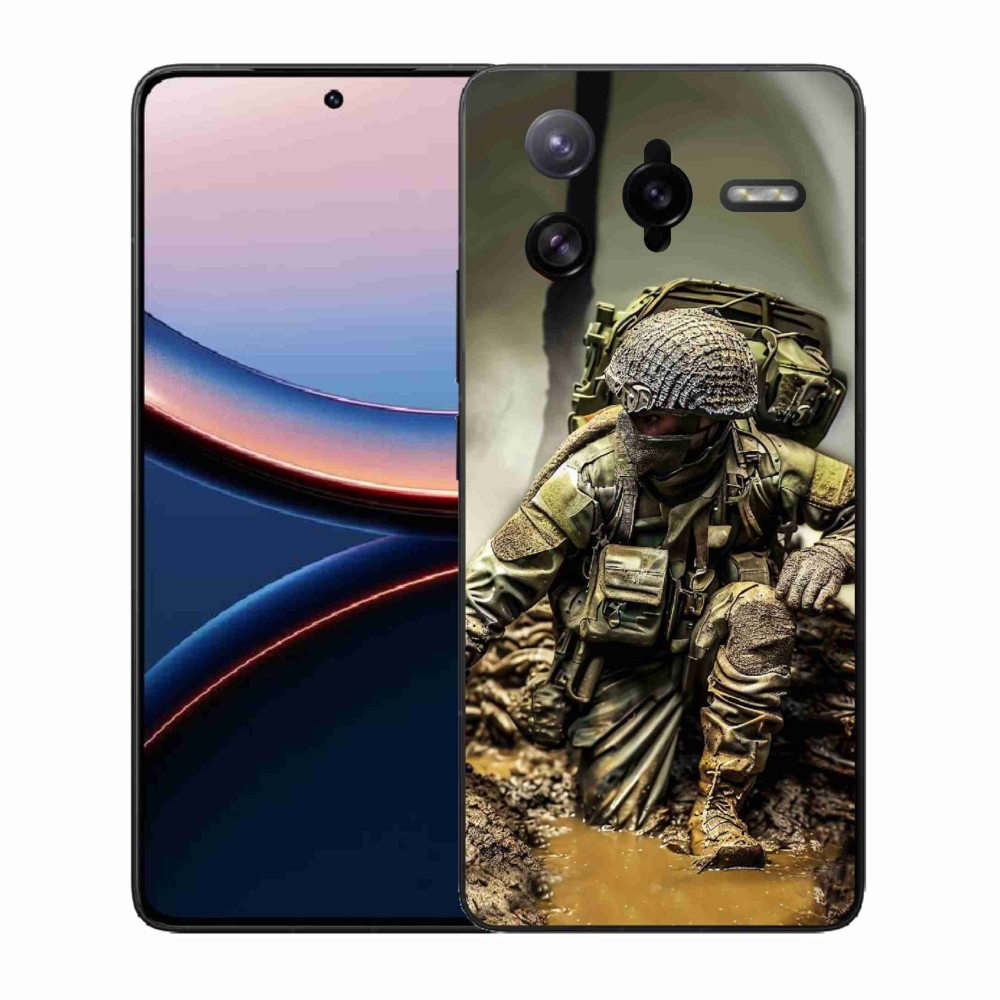 Gél borítás mmCase a Xiaomi Poco F7 Ultra számára - katona