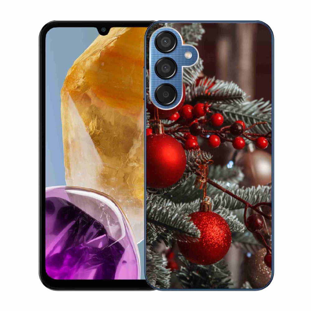 Gél borítás mmCase Samsung Galaxy M15 5G - karácsonyi dekoráció 2