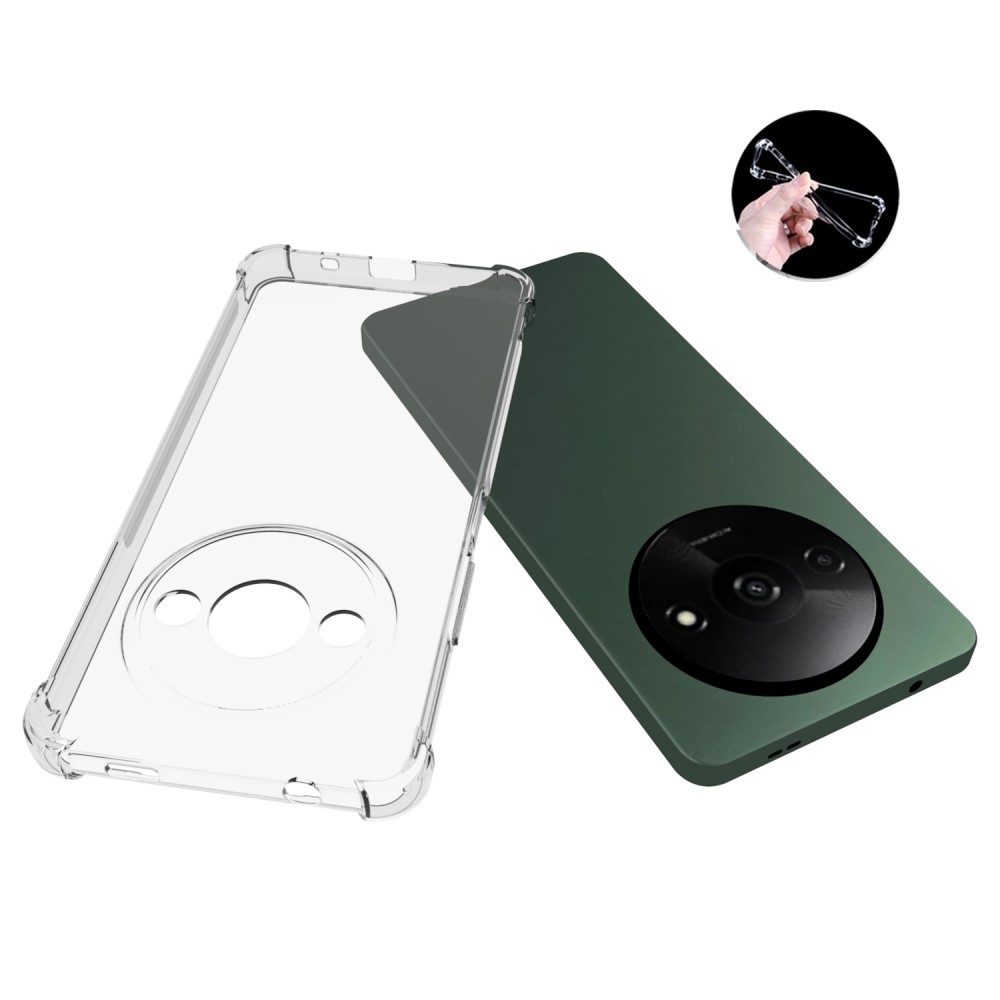 IDEWEI zselés tok megerősített sarkokkal Xiaomi Redmi A3-hoz - átlátszó