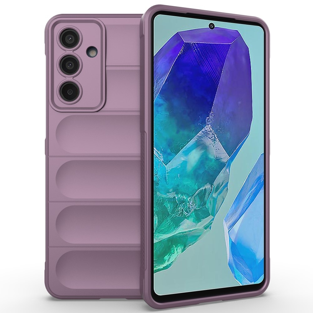 Rugg tartós zselés tok Samsung Galaxy M55 5G - világos lila