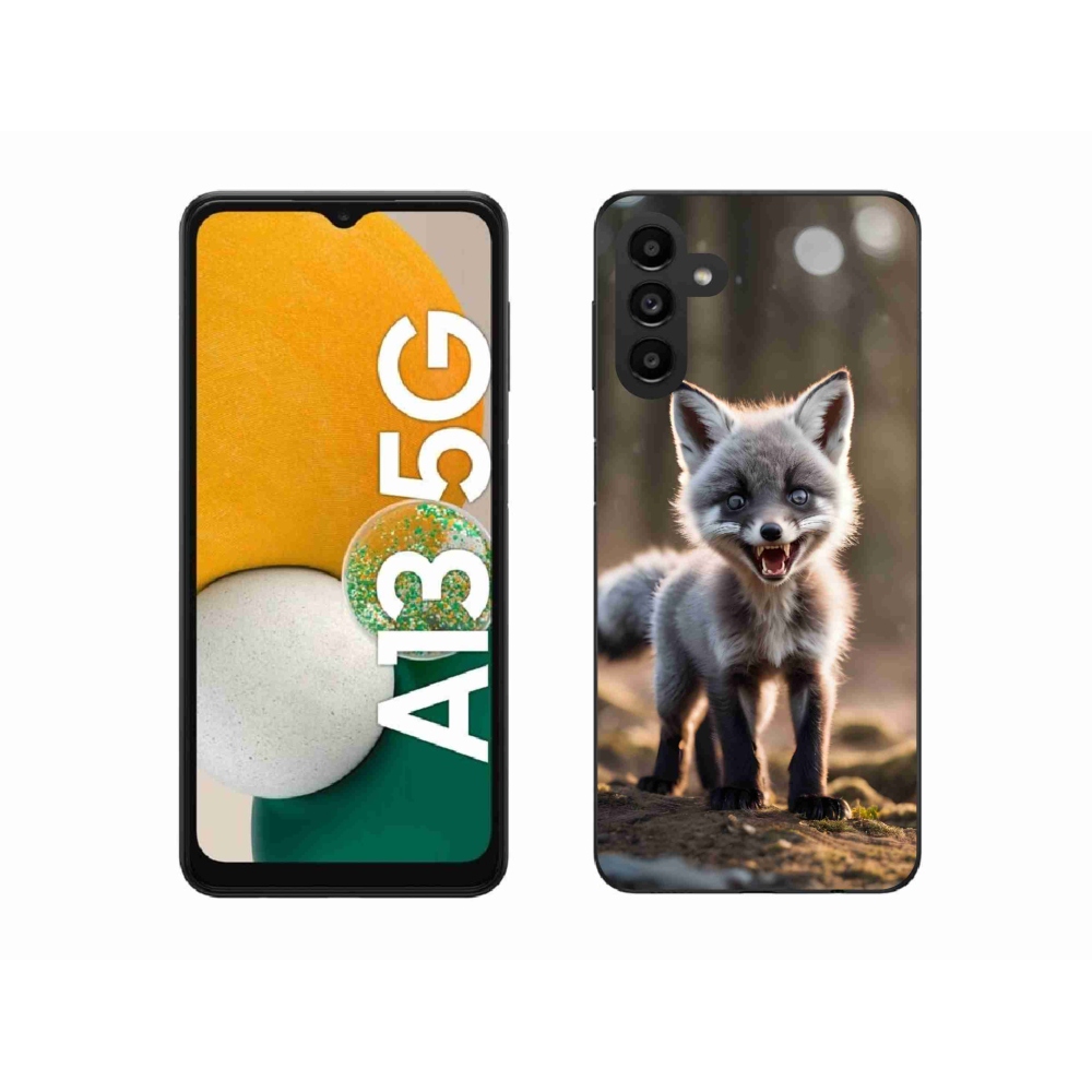 Gél borítás mmCase Samsung Galaxy A13 5G - angry fox - Samsung Galaxy A13 5G - angry fox