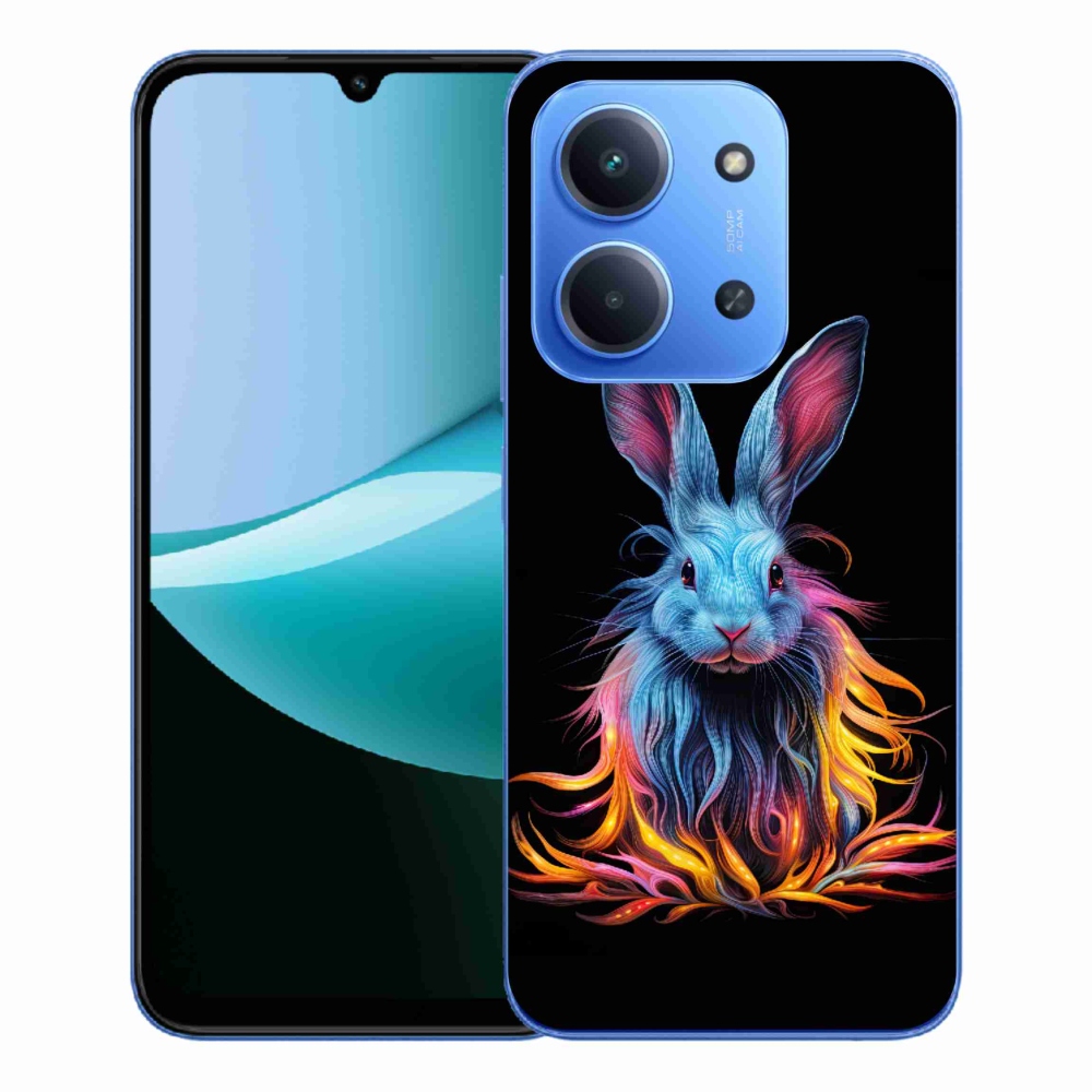 Gél borítás mmCase a Xiaomi Redmi 15C 4G/5G (173mm) - absztrakt nyúlhoz