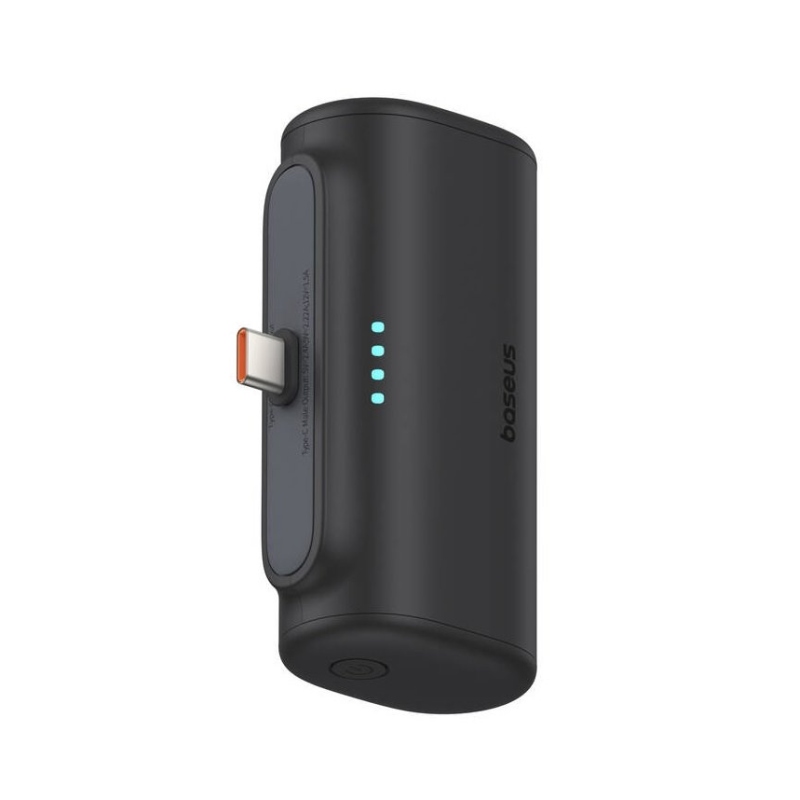 Baseus Compact 20W gyors töltés USB-C Powerbank 5000mAh Cluster fekete