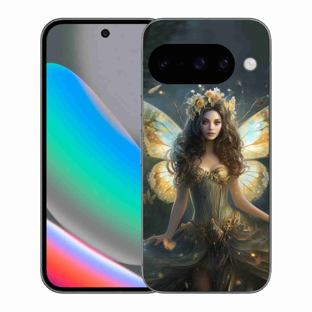Gél borítás mmCase a Google Pixel 10 számára - pillangó nő