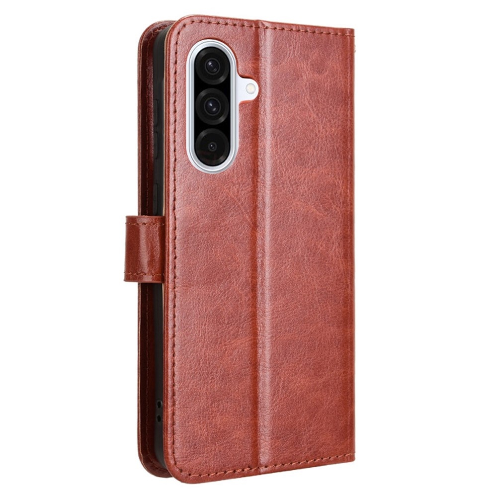 Őrült könyvtáska Samsung Galaxy A36 5G - barna