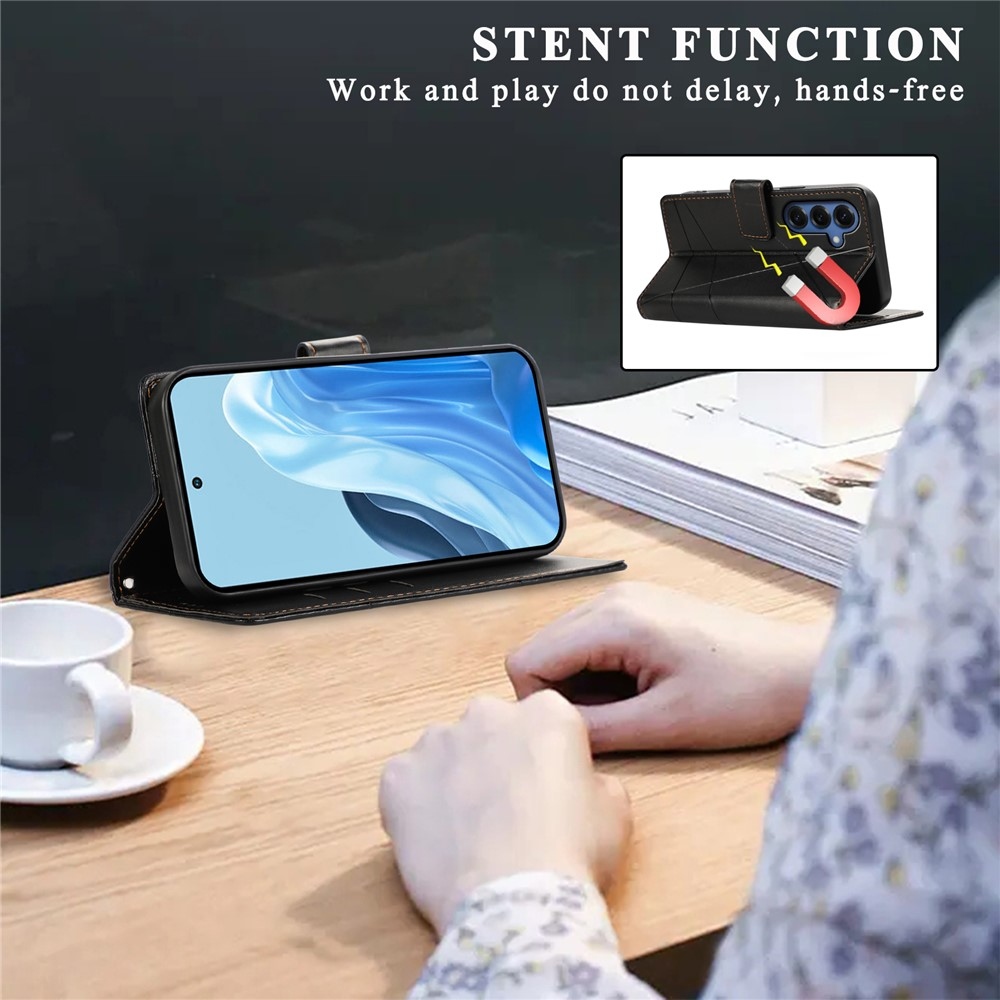 Line book tok Samsung Galaxy S26+ készülékhez - fekete