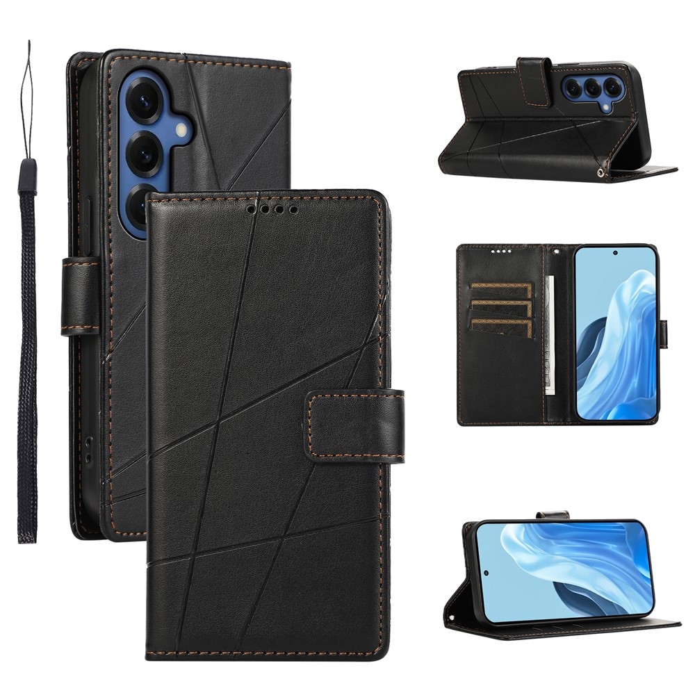 Line book tok Samsung Galaxy S26-hoz - fekete