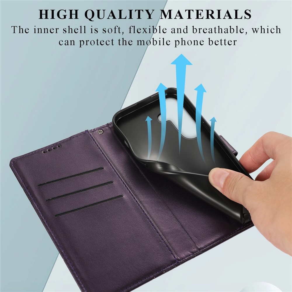 Line book tok Samsung Galaxy S26+ készülékhez - lila