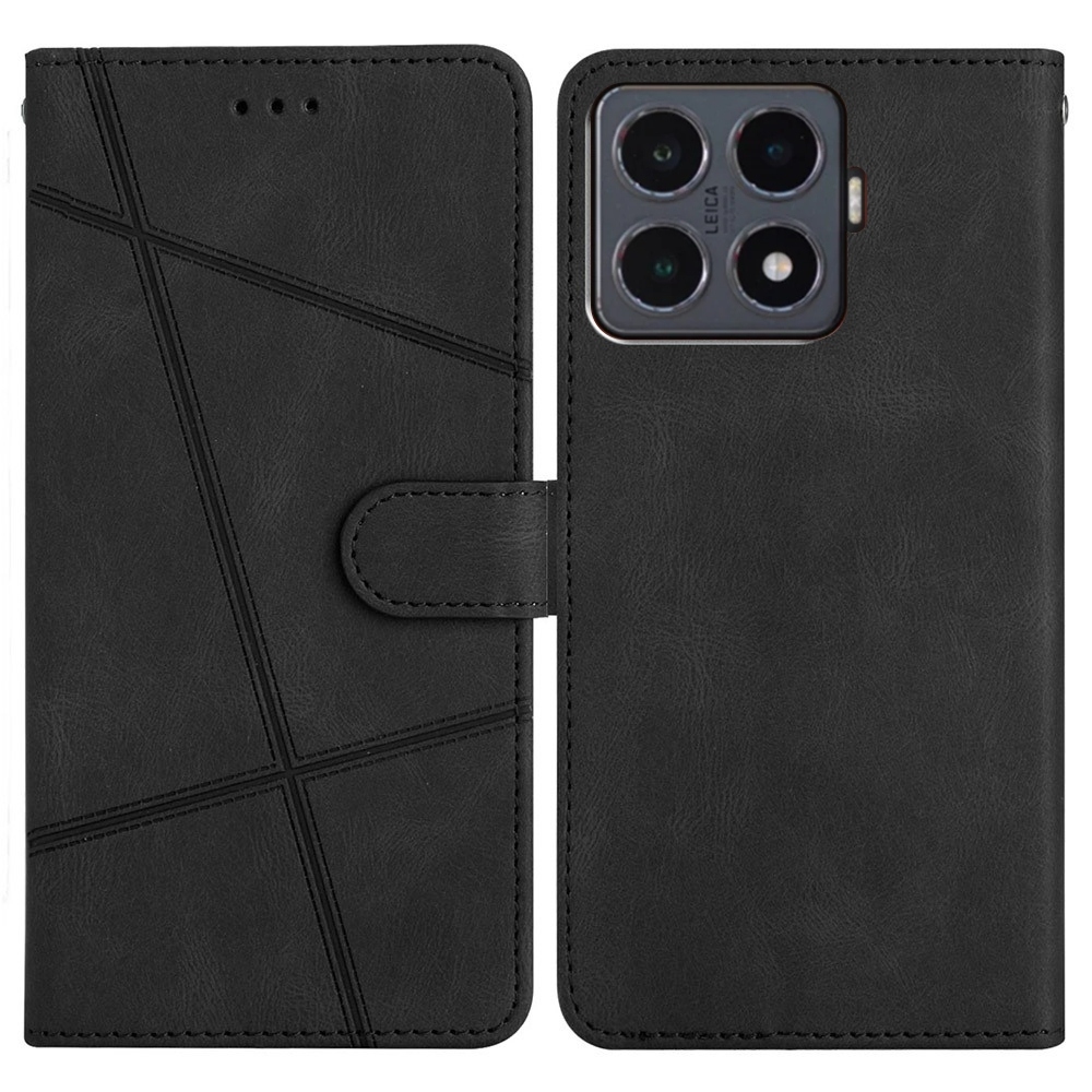 Line könyv tok Xiaomi 15T Pro-hoz - fekete