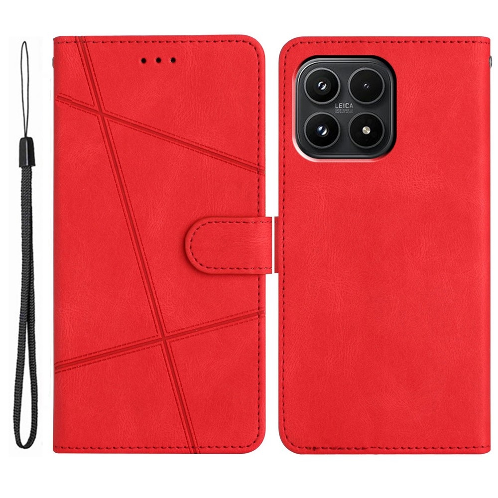 Line könyv tok a Xiaomi 17-hez - piros