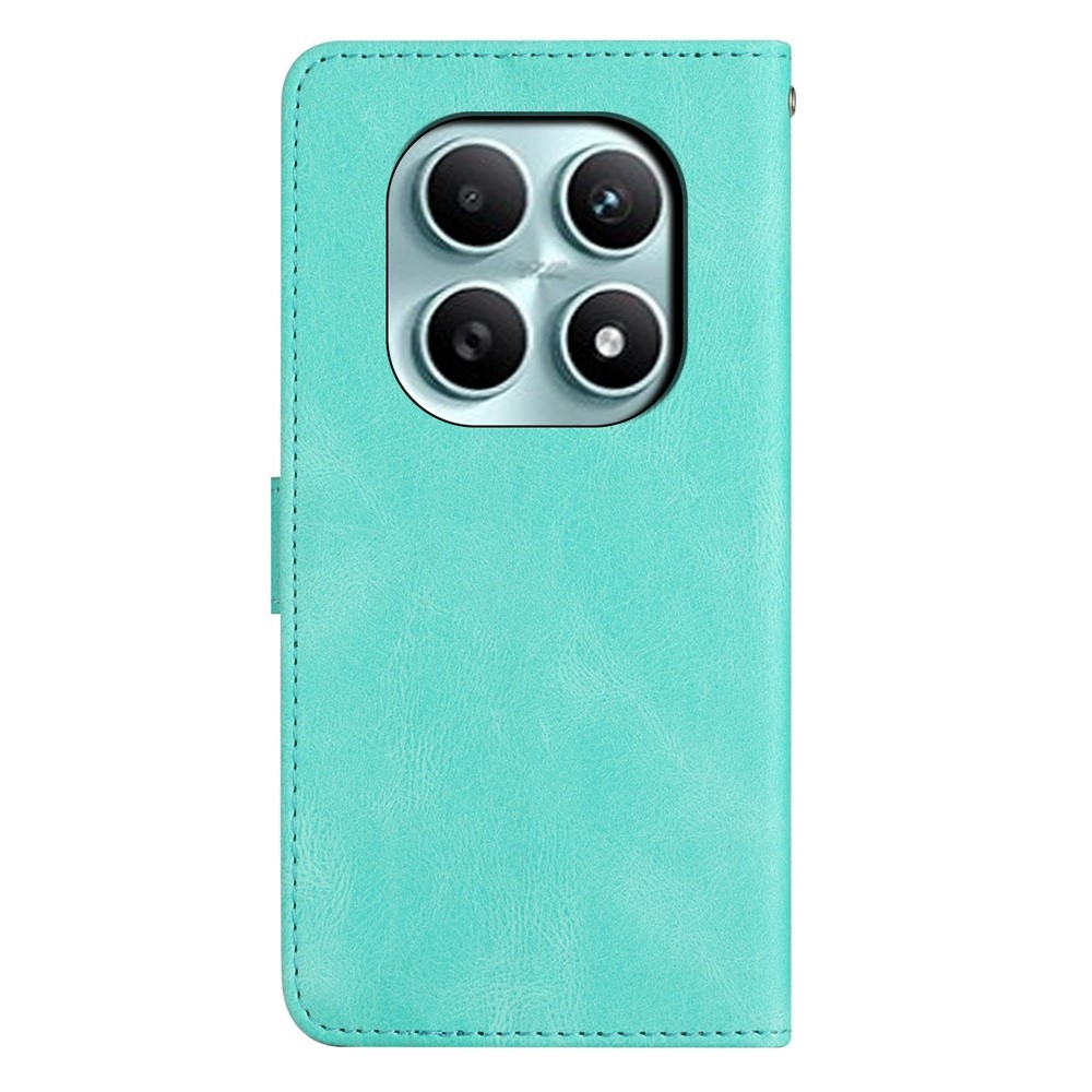 Vonalas könyv tok Xiaomi Poco M8 5G/Redmi Note 15 5G számára - zöld