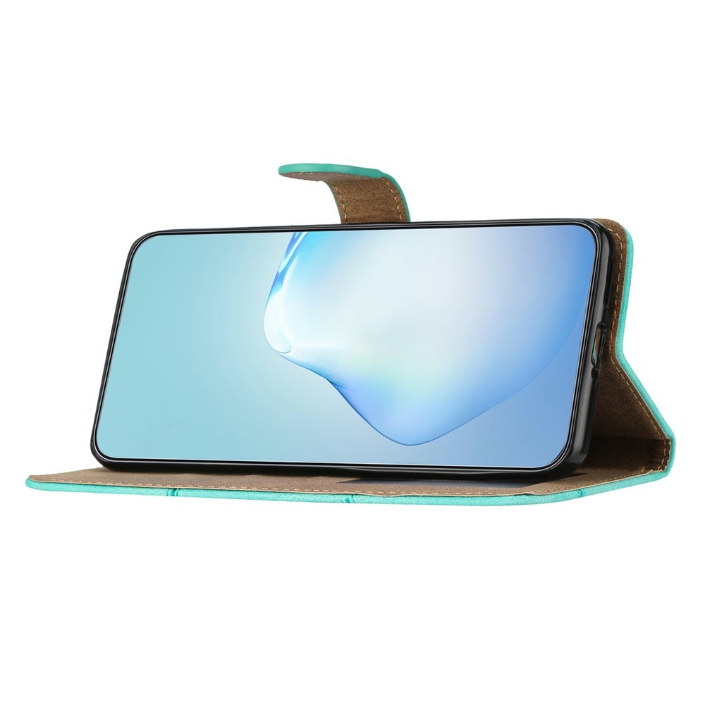 Vonalas könyv tok Xiaomi Redmi Note 15 Pro 5G-hez - zöld