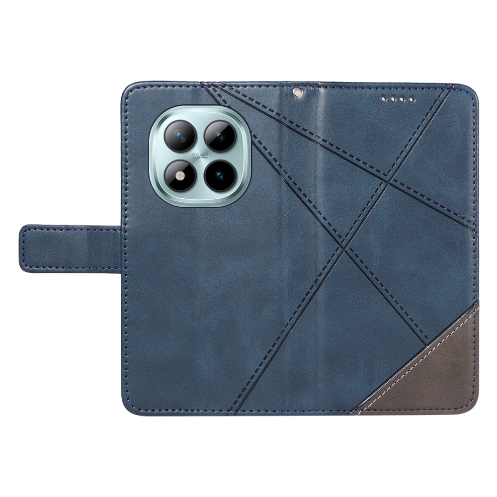 Lines könyvszerű tok a Xiaomi Redmi Note 15 Pro+ 5G/Xiaomi Poco M8 Pro 5G készülékhez – kék