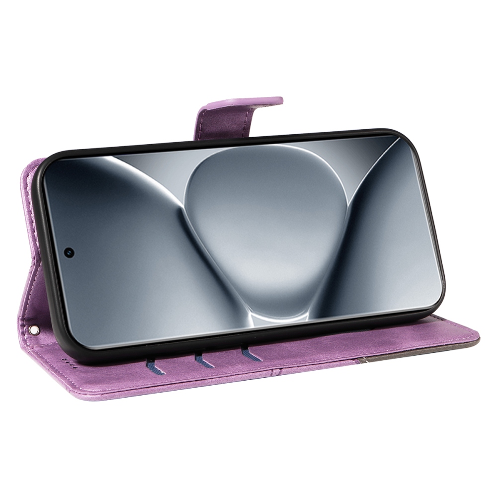 Vonalak könyv tok Xiaomi Redmi Note 15 Pro+ 5G/Xiaomi Poco M8 Pro 5G - világos lila