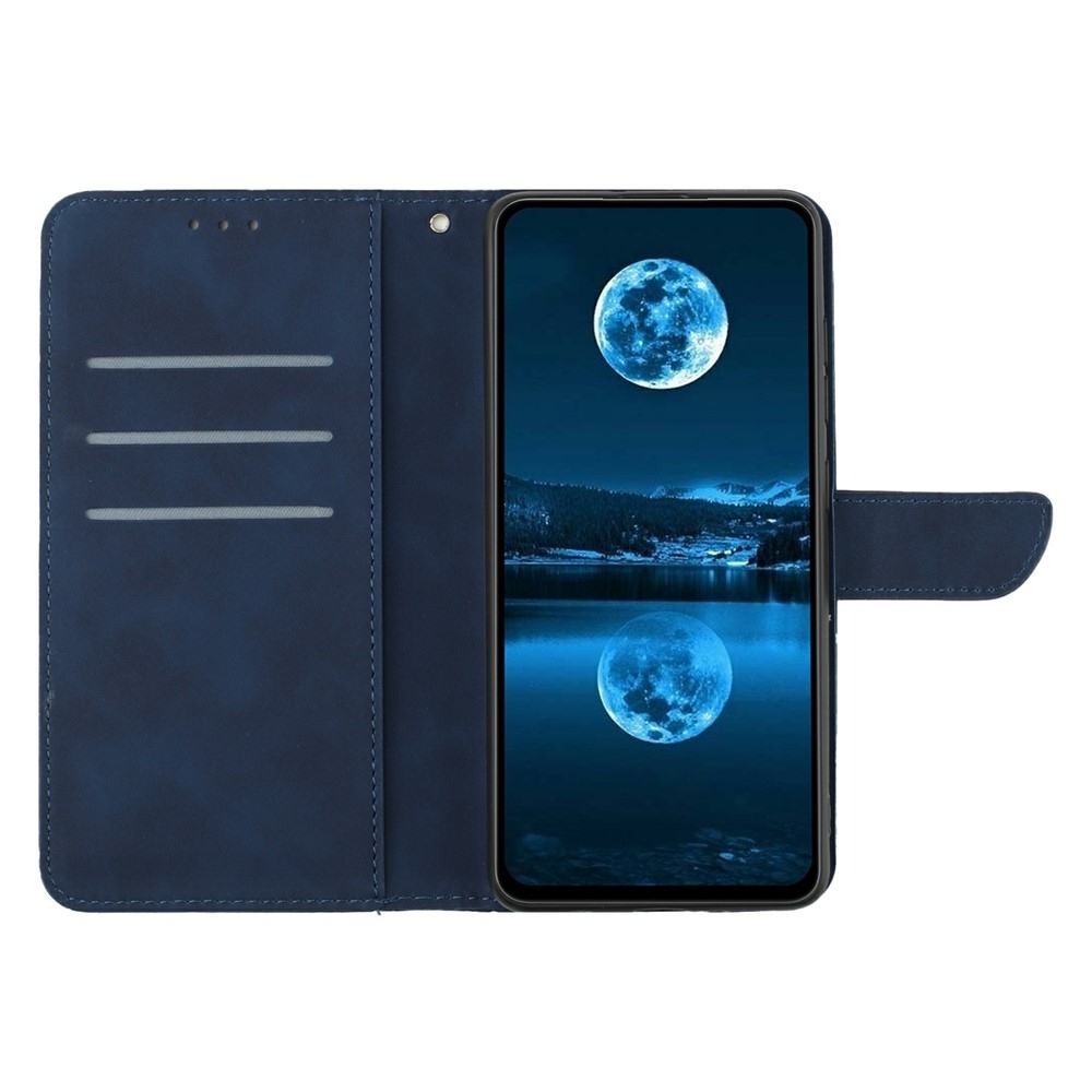 Linesy könyvtáska Infinix Hot 50 Pro készülékhez - kék