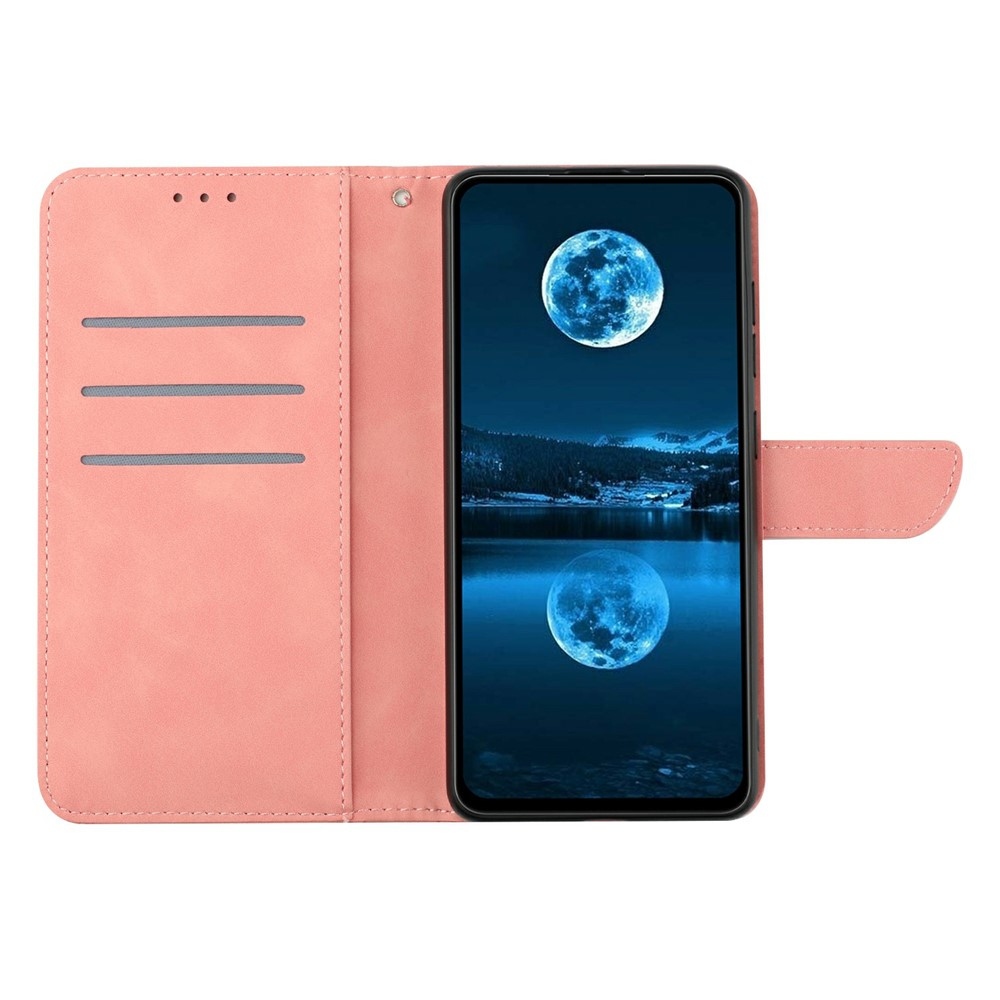 Linesy könyvtáska Infinix Hot 50 Pro+ - rózsaszín
