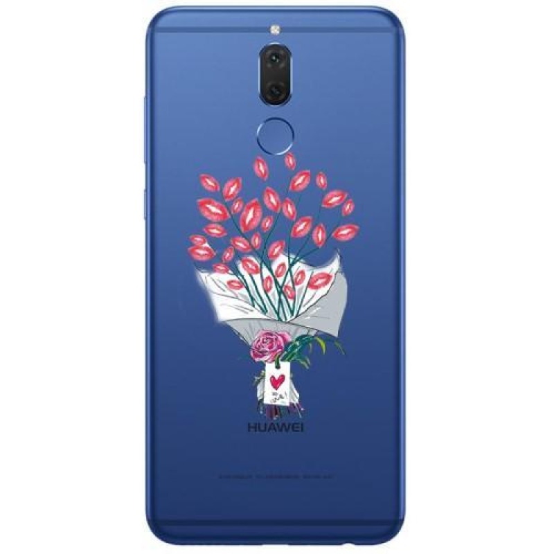 Lips zselés tok Huawei Mate 10 Lite készülékhez - csokor