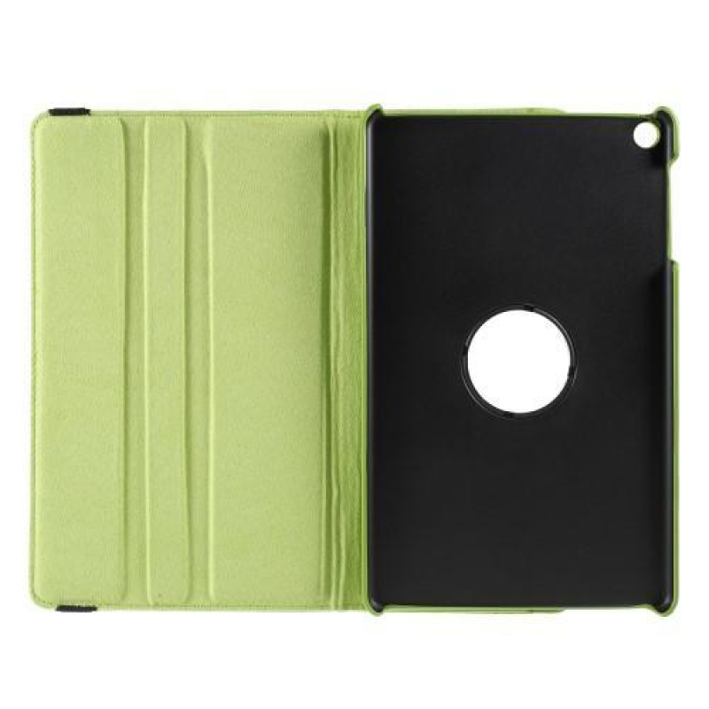 Litchi 360 forgatható tok Samsung Galaxy TAB A 10.1 (2019) SM-T510/SM-T515 táblagéphez - zöld színű