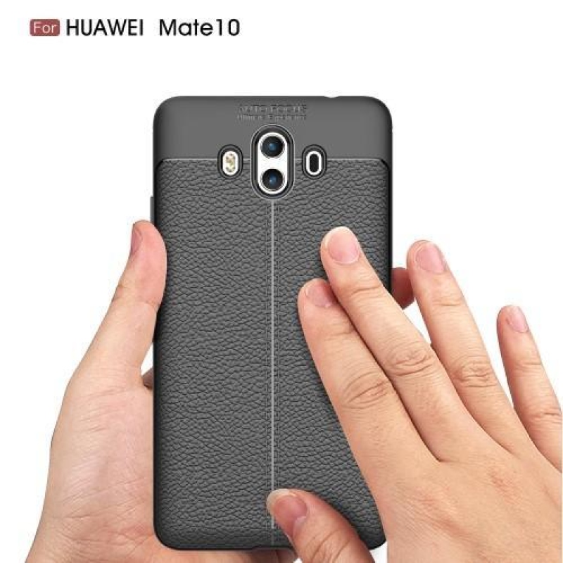 Litchi zselés tok Huawei Mate 10 - piros