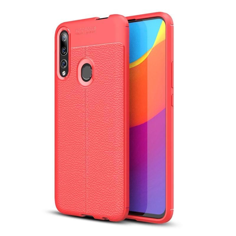 Litchi zselé ellenálló tok a Huawei P Smart Z-hez - piros