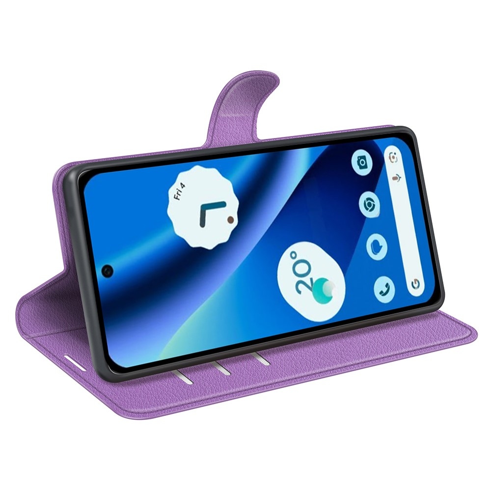 Litchi könyv tok a Google Pixel 10a készülékhez - lila