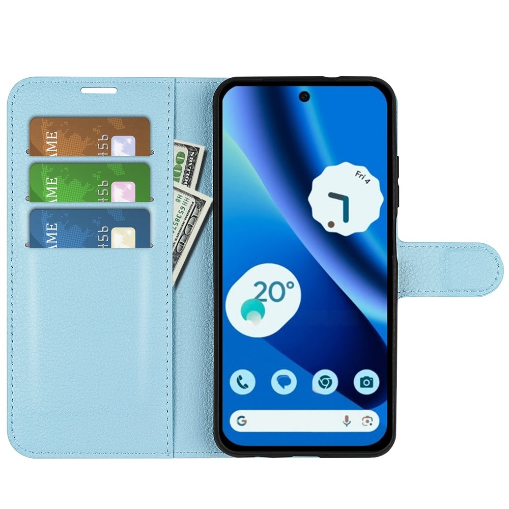 Litchi könyv tok a Google Pixel 10a készülékhez - kék