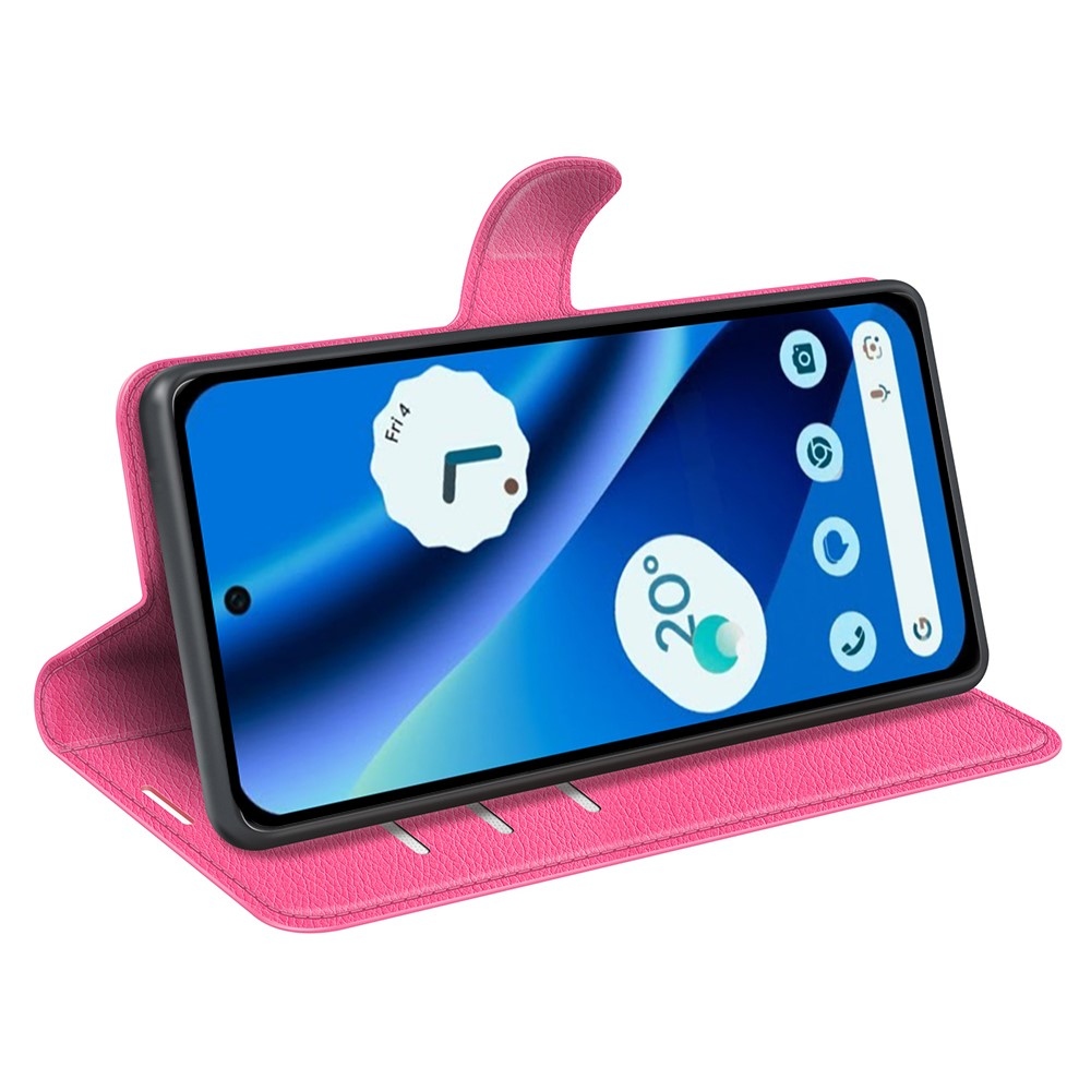 Litchi könyv tok Google Pixel 10a - rózsa