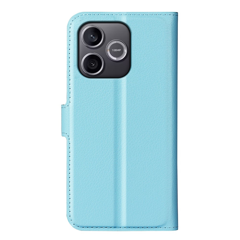 Litchi könyv tok a Honor 600 Lite 5G-hez - kék