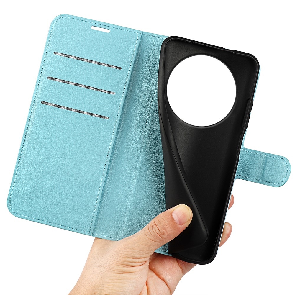 Litchi könyv tok a Honor Magic 8 Lite 5G készülékhez - kék