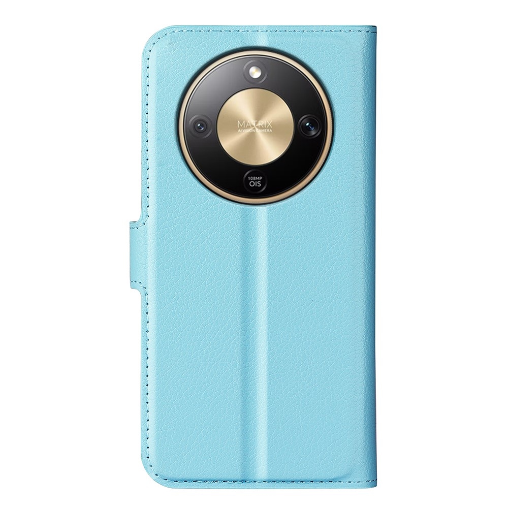 Litchi könyv tok a Honor Magic 8 Lite 5G készülékhez - kék
