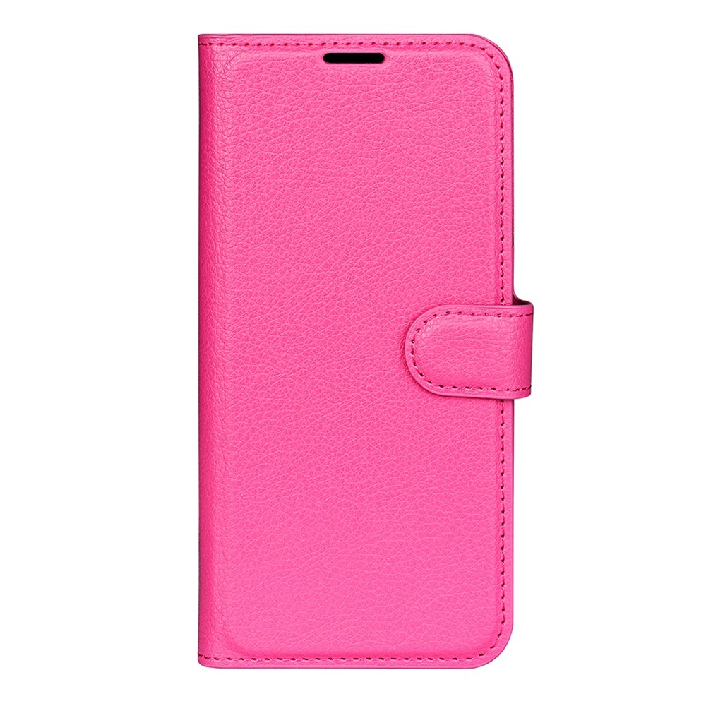Litchi könyv tok a Honor Magic 8 Lite 5G-hez - rózsaszínű