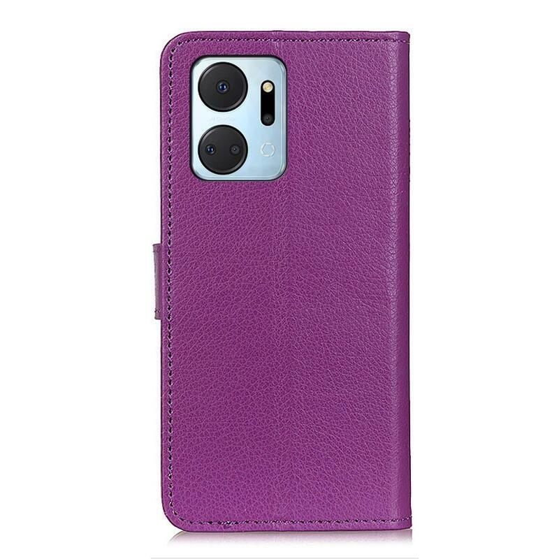 Litchi könyv tok a Honor X7a számára - lila