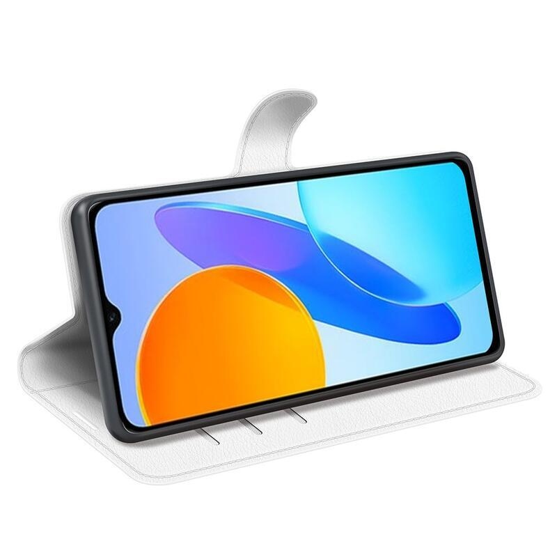 Litchi könyv tok a Honor X8 5G/Honor 70 Lite 5G készülékhez - fehér